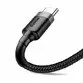 Cablu Baseus Cafule, USB la USB-C, Quick Charge, 3A, 1m - 8
