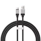 Cablu Baseus Coolplay, USB-A la USB-C, 100W, 1m - 1