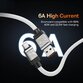 Cablu Baseus Coolplay, USB-A la USB-C, 100W, 1m - 13