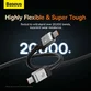 Cablu Baseus Coolplay, USB-C la USB-C, 100W, 2m - 5
