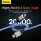 Cablu Baseus Coolplay, USB-C la USB-C, 100W, 2m - 15