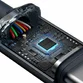 Cablu Baseus Crystal Shine, Fast Charge, USB-C la USB-C, 100W, 2m, Negru - 6