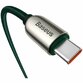Cablu Baseus Display, USB-C la USB-C, 100W, Fast Charging, 1m, Verde - 3
