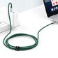 Cablu Baseus Display, USB-C la USB-C, 100W, Fast Charging, 1m, Verde - 5