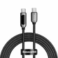 Cablu Baseus Display, USB-C la USB-C, 100W, Fast Charging, 2m, Negru - 1