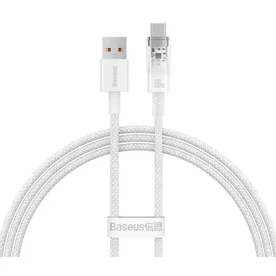 Cablu Baseus Explorer, USB la USB-C, 100W, 6A, Quick Charge, 1m