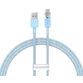 Cablu Baseus Explorer, USB la USB-C, 100W, 6A, Quick Charge, 1m - 5