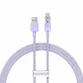 Cablu Baseus Explorer, USB la USB-C, 100W, 6A, Quick Charge, 1m - 9
