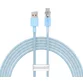 Cablu Baseus Explorer, USB la USB-C, 100W, 6A, Quick Charge, 2m - 5