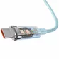 Cablu Baseus Explorer, USB la USB-C, 100W, 6A, Quick Charge, 2m - 7