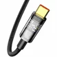 Cablu Baseus Explorer, USB la USB-C, 100W, Fast Charging, 1m - 2
