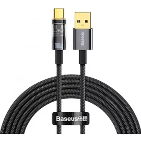 Cablu Baseus Explorer, USB la USB-C, 100W, Fast Charging, 2m