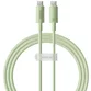 Cablu Baseus Habitat Series, Incarcare rapida, USB-C la USB-C, 100W, 1m - 1