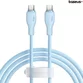 Cablu Baseus Pudding Series, 100W, USB-C la USB-C, Fast Charging, 1.2 metri - 1
