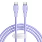Cablu Baseus Pudding Series, 100W, USB-C la USB-C, Fast Charging, 1.2 metri - 2