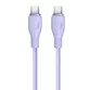 Cablu Baseus Pudding Series, 100W, USB-C la USB-C, Fast Charging, 2 metri - 2