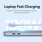 Cablu Baseus Pudding Series, 100W, USB-C la USB-C, Fast Charging, 2 metri - 4