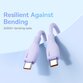 Cablu Baseus Pudding Series, 100W, USB-C la USB-C, Fast Charging, 2 metri - 5