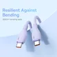 Cablu Baseus Pudding Series, 100W, USB-C la USB-C, Fast Charging, 2 metri - 5