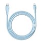 Cablu Baseus Pudding Series, 20W, Fast Charging, Lightning - USB-C, 1.2 metri - 3