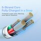 Cablu Baseus Pudding Series, 20W, Fast Charging, Lightning - USB-C, 1.2 metri - 12