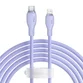 Cablu Baseus Pudding Series, 20W, Fast Charging, Lightning - USB-C, 2 metri - 2