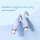 Cablu Baseus Pudding Series, 20W, Fast Charging, Lightning - USB-C, 2 metri - 11