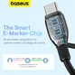 Cablu Baseus Pudding Series, Incarcare rapida, USB-C la USB-C, 100W, 2m, Negru - 4