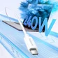 Cablu Baseus Superior Series 2 USB4 Full-Function, Incarcare rapida, USB-C la USB-C 240W, 1m, Alb - 5