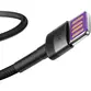 Cablu de date Baseus Cafule, 40W, USB la USB-C, Quick Charge, 1m - 3