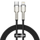 Cablu de date Baseus Cafule Metal Series, Lightning - USB-C, PD 20W, 1 metru - 1