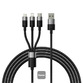 Cablu de date Baseus StarSpeed 3-in-1, Fast Charging, USB-C, Lightning, Micro USB, 3.5A, 1.2 metri - 1