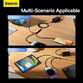 Cablu de date Baseus StarSpeed 3-in-1, Fast Charging, USB-C, Lightning, Micro USB, 3.5A, 1.2 metri - 5