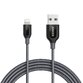Cablu Lightning Anker Premium PowerLine+ 1.8 Metri Negru - 1