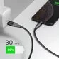 Cablu USB-C Lightning MFI Anker PowerLine+ II 1.8m Negru - 5