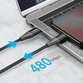 Cablu USB-C Lightning MFI Anker PowerLine+ II 1.8m Negru - 2