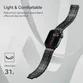 Curea Pitaka Carbon Fiber, pentru Apple Watch seriile 1-9/SE /Ultra, Rhapsody - 3