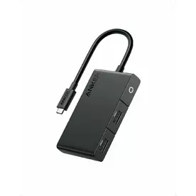 Hub Anker 332 USB-C 5-in-1, 4K HDMI, 5Gbps USB-C, 2xUSB-A, Power Delivery 100W, Negru