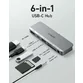 Hub Anker 541 6-in-1 pentru iPad, USB-C, 4K HDMI, Audio 3.5mm, USB-A, microSD/SD, Gri - 5