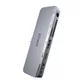 Hub Anker 541 6-in-1 pentru iPad, USB-C, 4K HDMI, Audio 3.5mm, USB-A, microSD/SD, Gri - 1