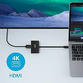 Hub Anker PowerExpand 3-in-1, 100W Power Delivery, USB-C, 4K HDMI, USB 3.0, Gri - 8
