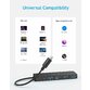 Hub Anker USB-C 4-in-1, 4x USB-A, 5Gbps, Negru - 3