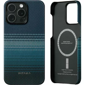 Husa de protectie Pitaka MagEZ Case 5, 1500D, pentru iPhone 15 Pro Max, compatibila MagSafe
