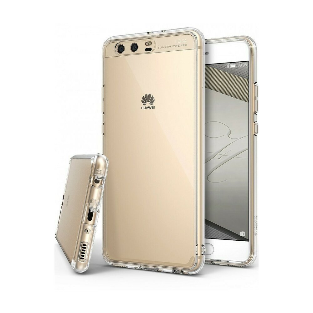 Husa Huawei P10 Plus Ringke Fusion Clear + BONUS folie protectie display Ringke