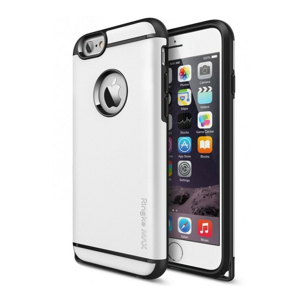 Husa iPhone 6 Plus / 6s Plus Ringke ARMOR MAX ALB+BONUS Ringke Invisible Defender Screen Protector