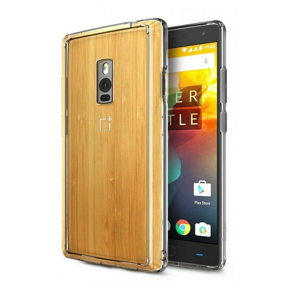 Husa OnePlus 2 Ringke FUSION CRYSTAL VIEW TRANSPARENT+BONUS folie protectie display Ringke