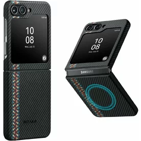 Husa Pitaka MagEZ 3, 600D Aramida, Samsung Galaxy Z Flip 5, MagSafe, Rhapsody