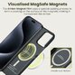 Husa Pitaka MagEZ Case 5 Aramida, pentru iPhone 15 Pro, compatibila MagSafe, Break The Line - 10