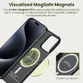 Husa Pitaka MagEZ Case 5 Aramida, pentru iPhone 15 Pro Max, compatibila MagSafe, Break The Line - 8