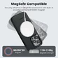 Husa Pitaka MagEZ Pro 4, Aramida 600D, pentru iPhone 15 Pro, MagSafe, Negru/Gri - 6